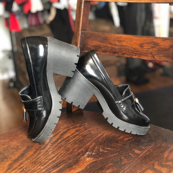 SOLD River Island Platform Loafers - Picture 3 of 5